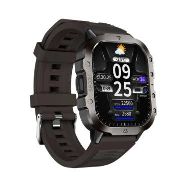 Imagem de Relógio Inteligente Com Chamadas Bluetooth 201 Monitor De Saúde De Tel