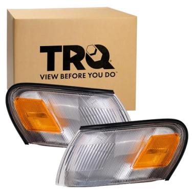 Imagem de TRQ Conjunto de luzes de canto compatível com Toyota Corolla TO2550106 TO2551106 1993-1997