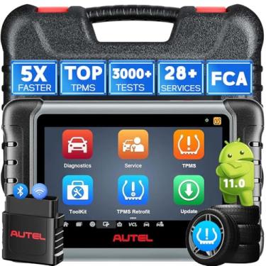 Imagem de Autel Scanner MaxiCOM MK808Z-TS 2025, TPMS e ferramenta de diagnóstico bidirecional com mais de 28 serviços, mais de 3000 testes ativos, programação MX-sensor, varredura de todos os sistemas, Android