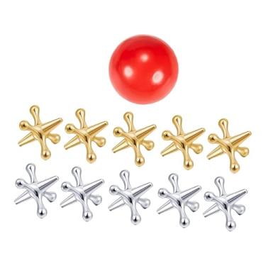 Imagem de Esquirla Conjunto de jogos Jacks, presentes de Natal, brinquedos de mesa para entretenimento, lembrancinhas clássicas, atividades de mesa tradicionais, mini