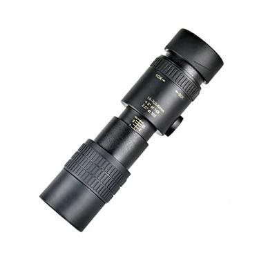Imagem de Telescópio monocular com zoom super teleobjetiva 4K 10-300 x 40 mm com lente prisma para praia, viagens, atividades ao ar livre, esportes