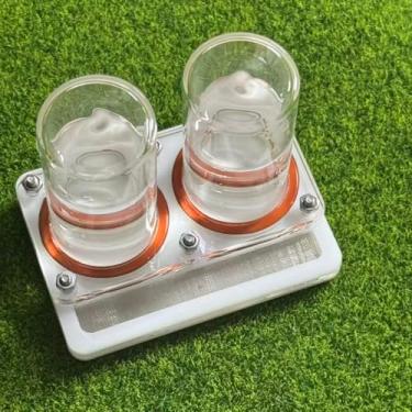 Imagem de Alimentador de água Arylic Ant Farm com torres duplas, alimentador de água de grande capacidade, tubo de ensaio de vidro de fácil recarga, sistema de hidratação para colônia de formigas, répteis