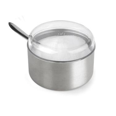 Imagem de Açucareiro Inox com tampa acrilico Neo Forma 350g