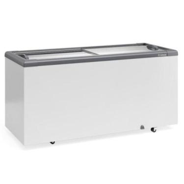 Imagem de Freezer Horizontal 500 Litros 1,69m 2 Tampas de Vidro GHD-500 CZ Cinza