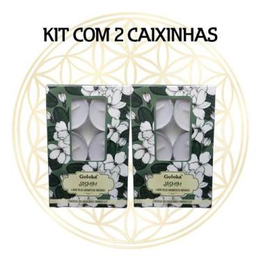 Imagem de KIT C/2 CX's Vela Aromática Para Rechaud Indiana Goloka, JASMIM