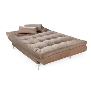 Imagem de Sofá Cama Versátil Pés de Alumínio Espuma D33 - Império Estofados, Cho
