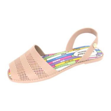 Imagem de Sandália Feminina adulto AVARCA 50007 - Miss Miss, Caqui, 36