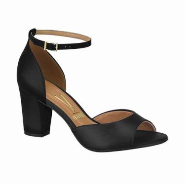Imagem de Sapato Peep Toe Salto Alto Feminino Vizzano