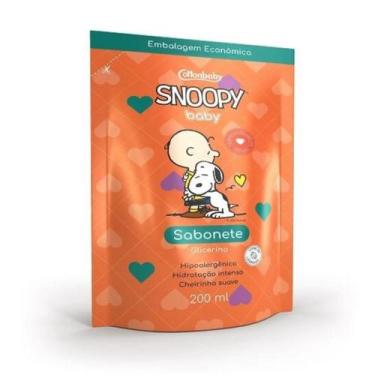 Imagem de Cottonbaby snoopy baby refil sabonete liquido glicelinado 200 ml