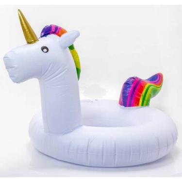 Imagem de Boia Inflável Unicórnio 80kg Para Piscinas Kids Barato - Elite