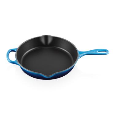 Imagem de Frigideira Skillet Redonda Funda com Alça Signature 26 cm Azul Azure Blue Le Creuset