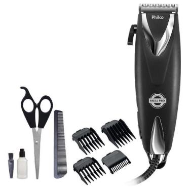Imagem de Cortador De Cabelos Philco Skull Pro Chrome 9 Em 1 110V, 110V