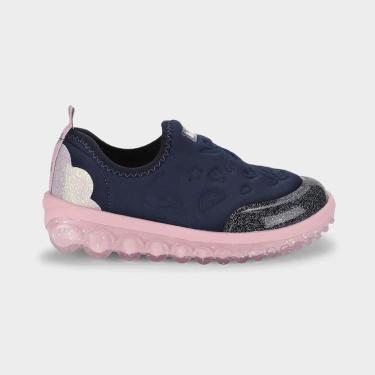 Imagem de Tênis Infantil Bibi Roller 2.0 Azul Marinho com Rosa 1155334-Feminino