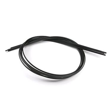 Imagem de 6 hastes de solda de plástico, 0,1" (2,5 mm) de diâmetro x 3,28 pés (1 m) varas redondas PPR de comprimento, para reparo diário de plástico de para-choques de carro, preto