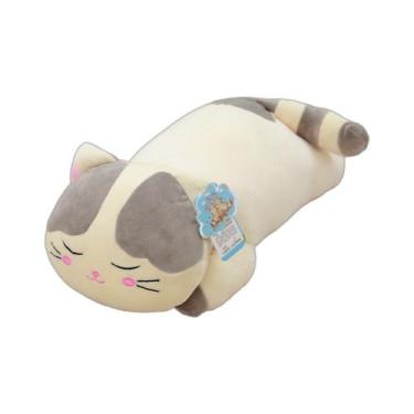 Imagem de Brinquedo de pelúcia Littlecucus Sleeping Cat Stuffed Cartoon Kitty - 