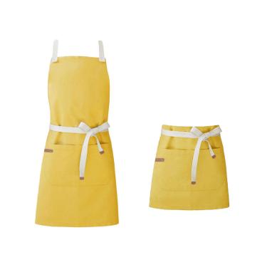 Imagem de Avental Amarelo e Cintura Cafeteria Pintura Salao Artes 2un