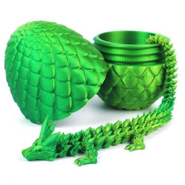 Imagem de Ovos de Páscoa Memogizz Dragon Year of The Dragon 30 cm Impressão 3D