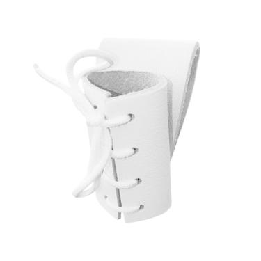 Imagem de Coldre de adaga estilo medieval | Sapo espada de couro ajustável | Acessório de bainha de cinto Cosplay, Feiras Renascentistas LARP (branco)