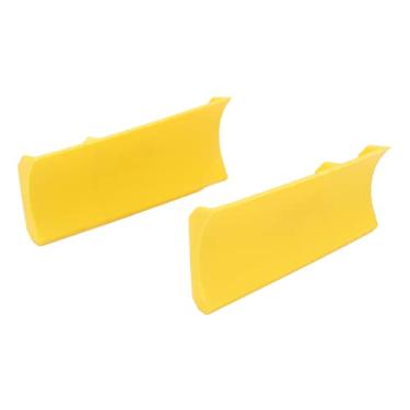 Imagem de Naroote 2 Peças de Enfeites de Sapato para Arado de Neve, Acessórios Clássicos de Sapato para Com Furos Frontais, Acessório Elegante de de Material PLA para Ambientes Internos e Externos (Amarelo)
