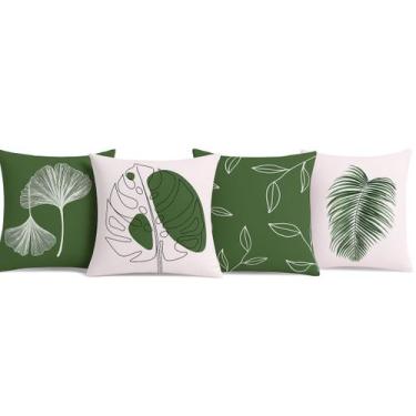 Imagem de Kit 4 Capa Almofada Decorativa Simples Basica Sofa Poltrona Cama Estam