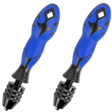 Imagem de YOKOMING 2 peças de torno de pino ajustável 0,8 ~ 6,5 mm ferramenta de perfuração manual para madeira, joias, modelo de plástico, contas, argila etc