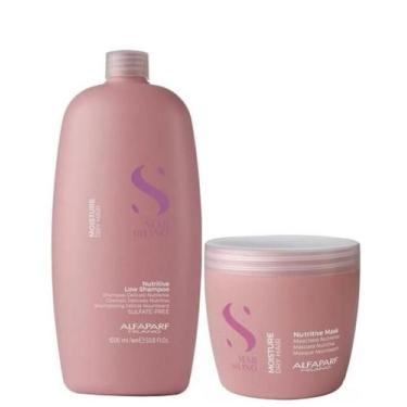Imagem de Kit Semí Dí Lino Moisture Shampoo e Máscara - Alfaparf - Alfaparf Mila