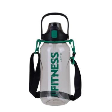 Imagem de Garrafa Fitness preta 2 Litros - MOR