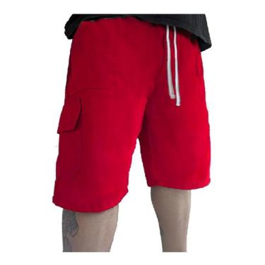 Imagem de kit 3 Bermuda Masculina Plus Size Brim Com Elástico ref 389 - Estilo d