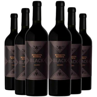 Imagem de Kit 6 Garrafas Vinho Tinto Mosquita Muerta Black Malbec 750ml