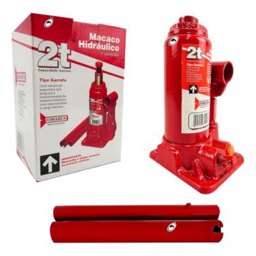 Imagem de Macaco Hidraulico Garrafa 2 Toneladas Jomarca Haste