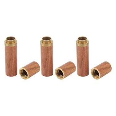 Imagem de Estojo de armazenamento de agulhas de costura, material de sândalo, portátil, compacto, fácil limpeza, prático, caixa de bolso para costura, artesanato, miçangas, 3 peças