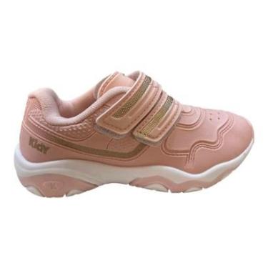 Imagem de Tenis Infantil Menina Kidy Conforto Casual Calce Fácil Autocolante Kit Pulseira 00718272767 Rosa-Feminino