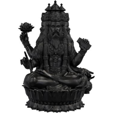 Imagem de Estátua Brahma Primeiro Deus Hindu da Trimúrti - Brama (Cor Aurum Noctis)