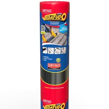 Imagem de Fita Adesiva Aluminio 90Cm x 10M Vedatudo Dryko