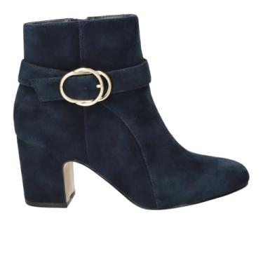Imagem de Bella Vita Botas femininas Gamela, Couro Kidsuede azul-marinho, 37