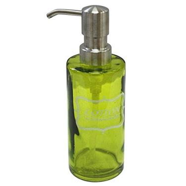 Imagem de Porta Sabonete Líquido Lotion Logo Verde em Vidro - Urban - 18,5x7,5 cm