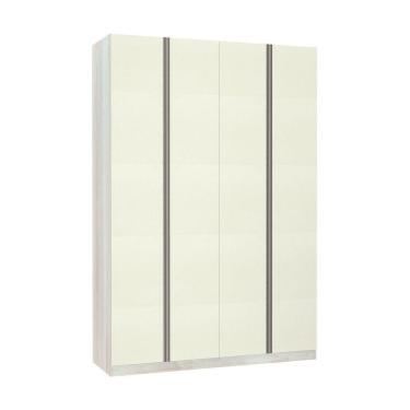 Imagem de Guarda-roupa 4 Portas 160 Cm Legno Crema Com Kashmir