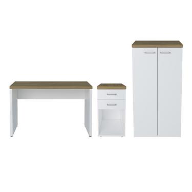 Imagem de Conjunto Escritório Completo Castelo Olmo Branco