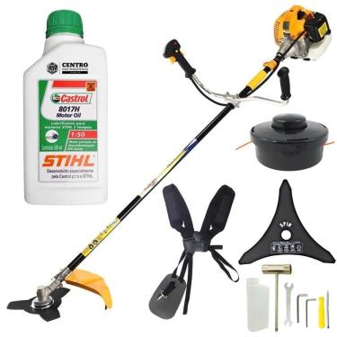 Imagem de Roçadeira Potente Vr520h Vulcan + óleo Stihl 500ml 2 Tempos