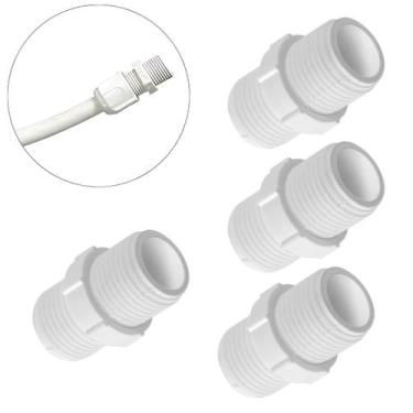 Imagem de Niple Conexão Duplo 1/2 X 1/2 Pvc Linha Roscável 04 Un - Kaztec