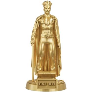 Imagem de Estátua Exu Rei Umbanda Candomblé (Cor Ouro)