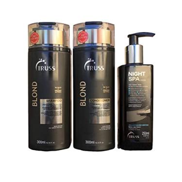 Imagem de Truss Blond Shampoo e Condicionador 300ml +Night Spa - Sérum 250ml