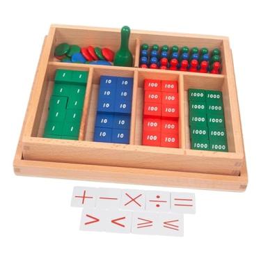 Imagem de JWQFBC Jogo de Carimbos Matemáticos, Brinquedo Educativo para Meninos E Meninas, Pré-escolar, Brinquedo para Desenvolvimento Infantil, Auxílio de Aprendizage