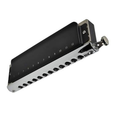 Imagem de Gaita cromática de jogo profissional com 12 furos 48 C chave adequada para iniciantes profissionais brincarem