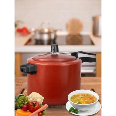 Imagem de Panela De Pressão 4,5 Litros Fechamento Interno Antiaderente - NoBrand