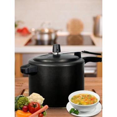 Imagem de Panela De Pressão 4,5 Litros Fechamento Interno Antiaderente - NoBrand