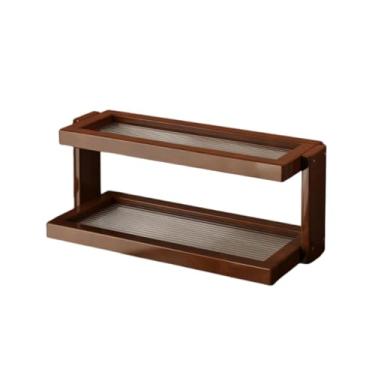 Imagem de Bothyi Organizador de mesa com prateleira independente, expositor multifuncional para condimentos, 2 níveis, ideal para maquiagem, dormitório e sala de