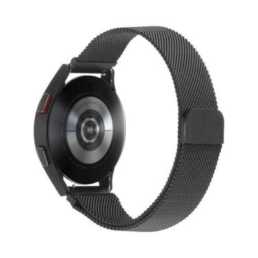 Imagem de Pulseira De Aço Inoxidável Milanesa Para Smartwatch Amazfit Active 2, 