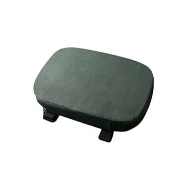 Imagem de Capa para console central de carro de 28,4 x 19 x 5 cm, capa de console central de carro de espuma de memória, capa universal de caixa de apoio de braço de camurça, protetor de capa de apoio de braço