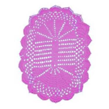 Imagem de Tapete de Crochê 63x43cm (magenta)